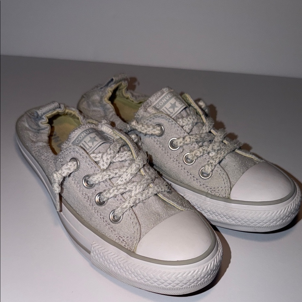 Converse Women’s Sneakers in Light Gray Slip-Ons